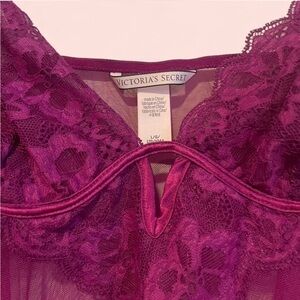 Victoria's Secret Magenta Lace Camisole